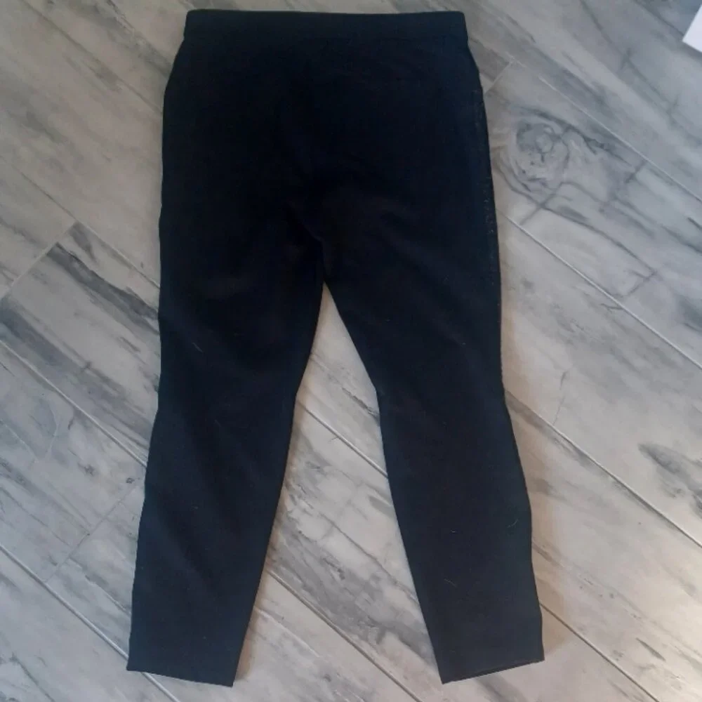 SimplyVeraWang Black Stretch Skinny 2 Pocket Jeggings Bling on both Sides Large - Picture 5 of 5